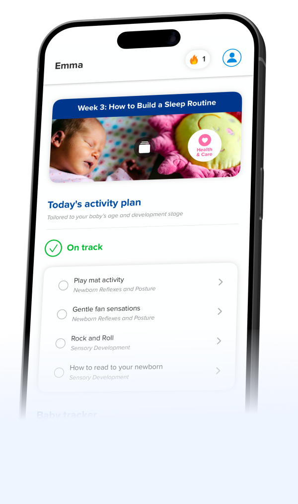 Kinedu app — personalized daily activity plan for your baby's development
